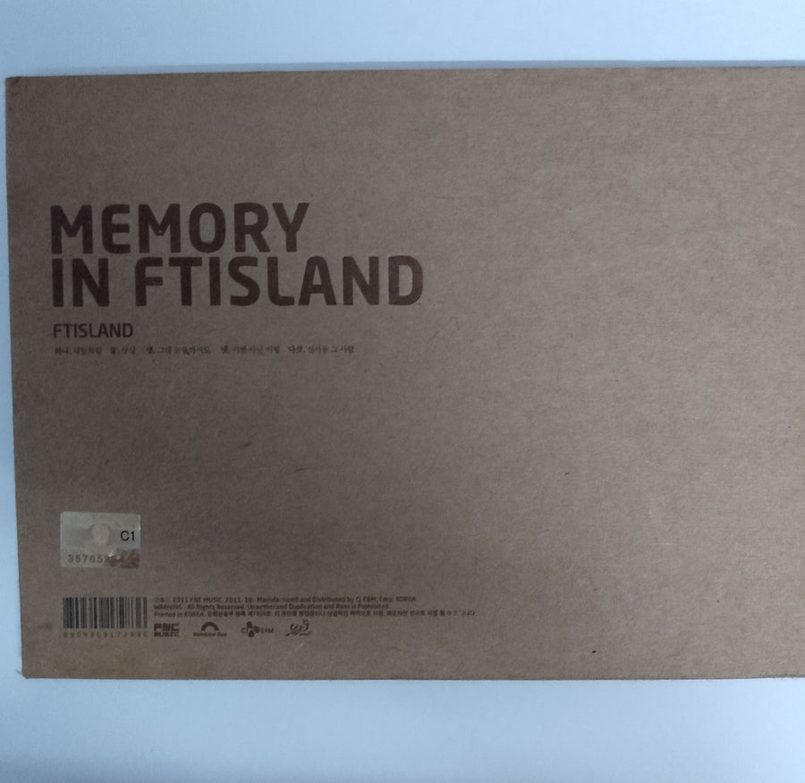 ซีดี FTISLAND - MEMORY IN FTISLAND CD VG+