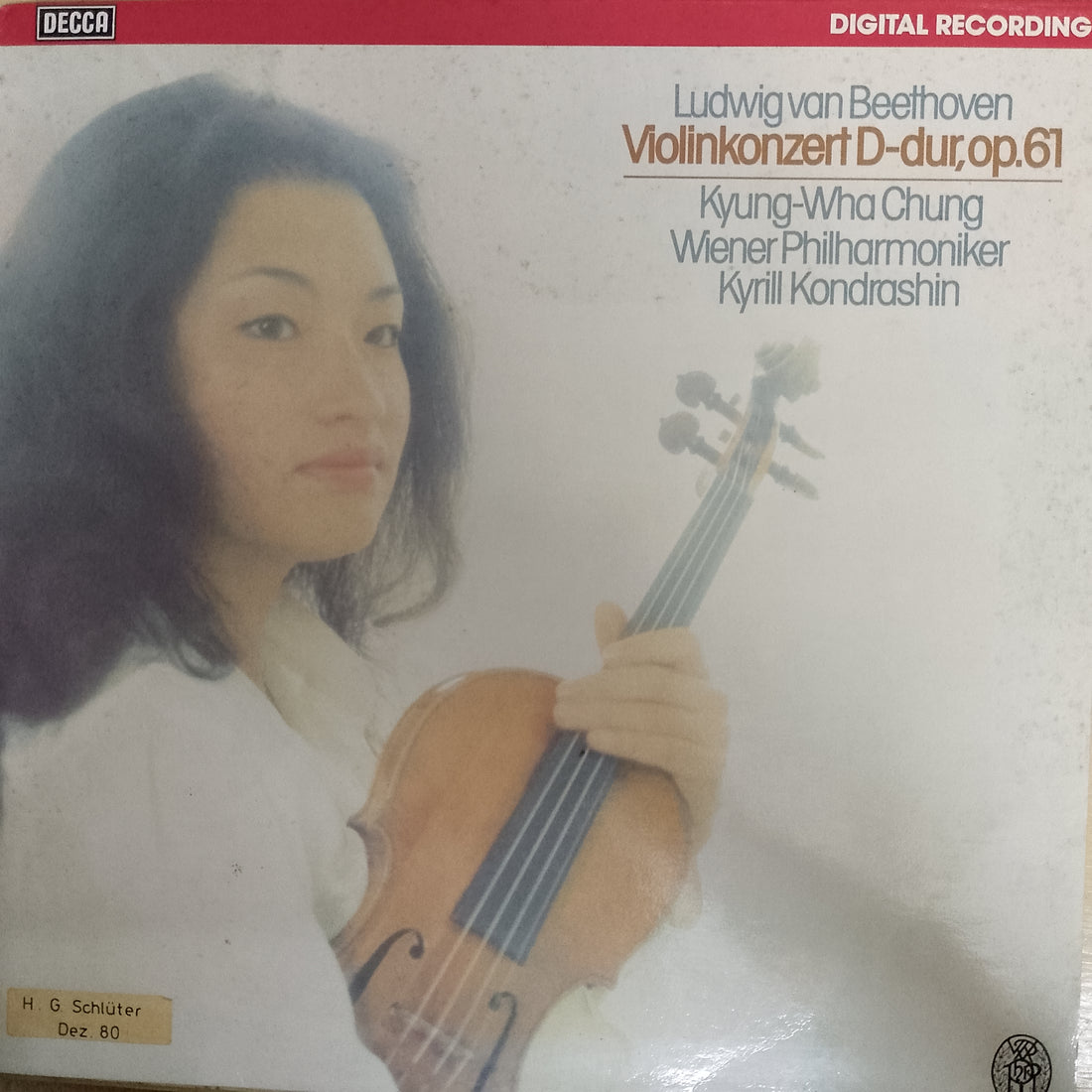 Various - Ludwig Van Beeihoven Violinzert D-dur,Op.61 Vinyl VG+