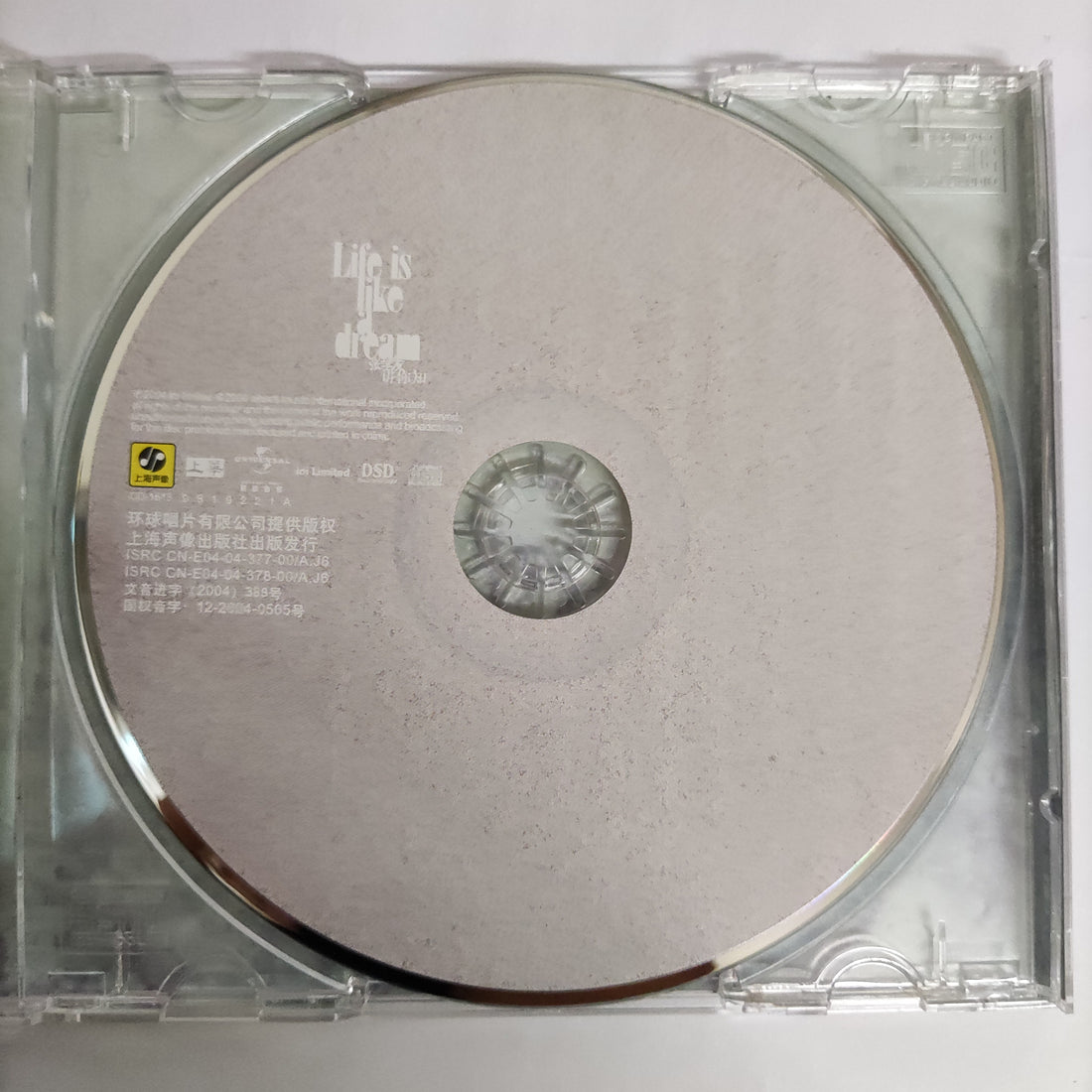 張學友 - Life Is Like Dream CD NM