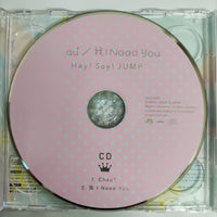 Hey! Say! Jump - Chau I Need You CD VG+ 1CD 1DVD