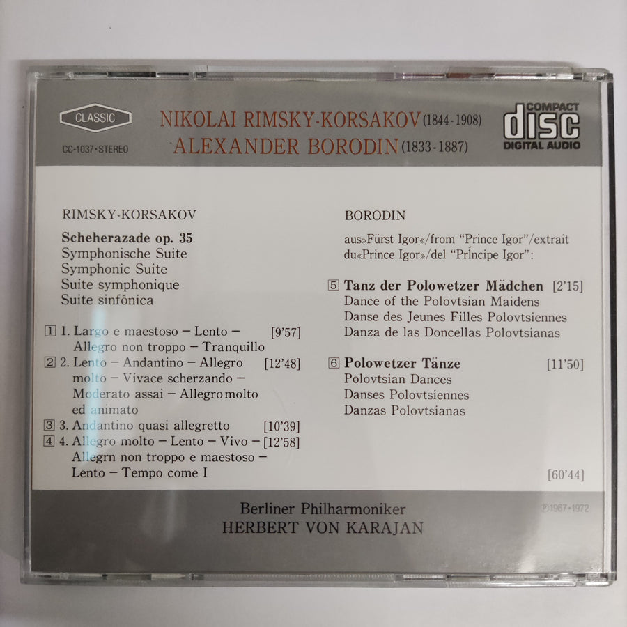 Various - R.Korsakov Borodin - Scheherazade Polovtsian Dances CD VG+