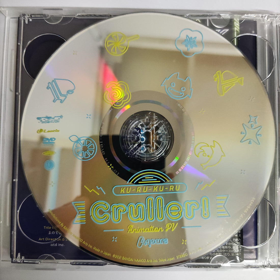 Ku-Ru-Ku-Ru Cruller - Aqours CD VG+ 1CD 1DVD