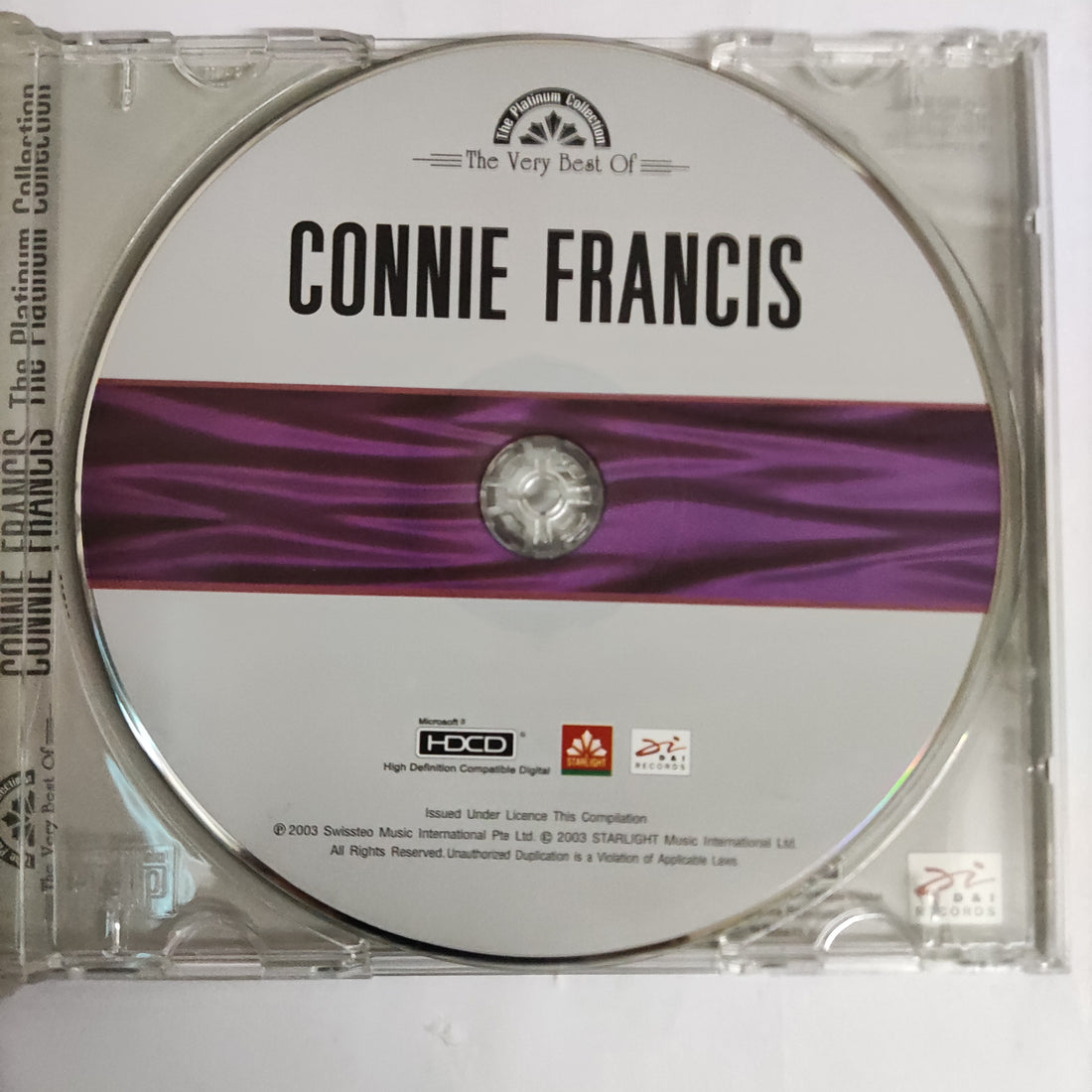 ซีดี Connie Francis - The Very Best of Connie Francis (CD) (VG) (HDCD)