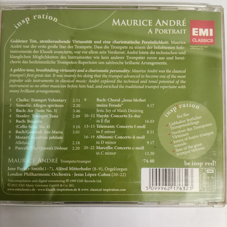 ซีดี Maurice André - A Portrait (CD) (VG+)