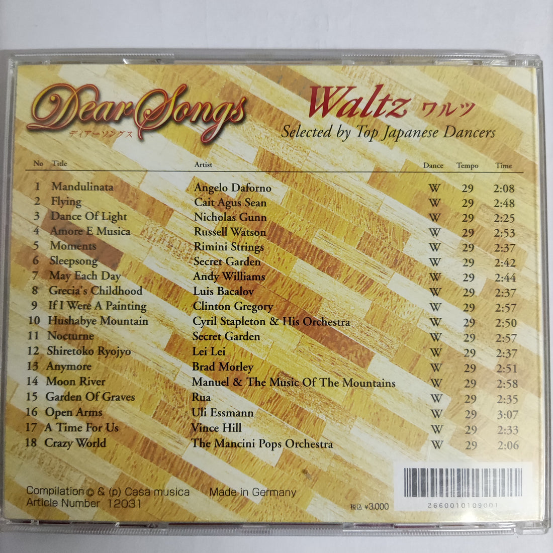 Various - Dear Songs Waltz CD VG+