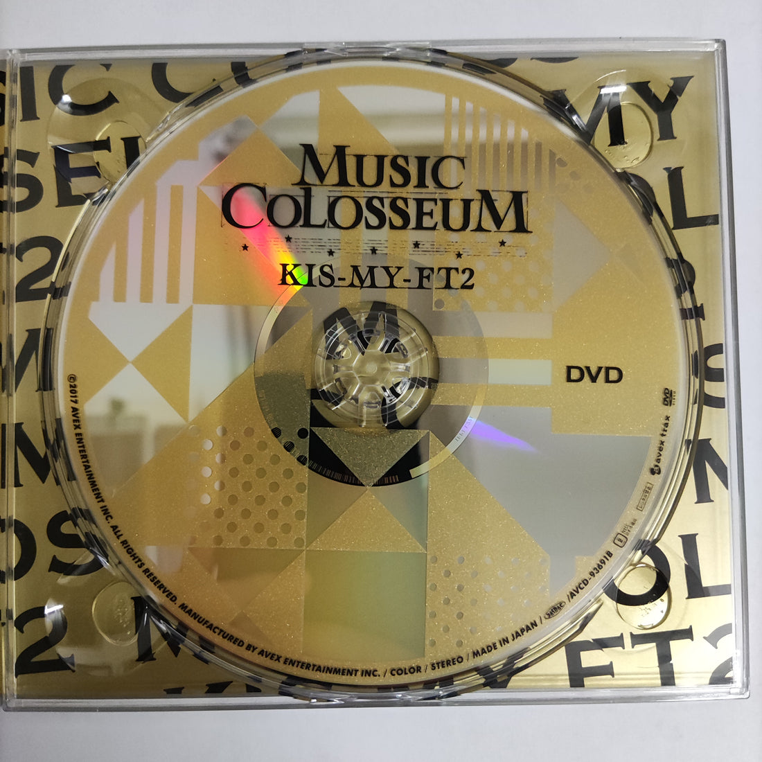 ซีดี Kis-My-Ft2 - Music Colosseum (CD) (VG) (1CD) (1DVD)