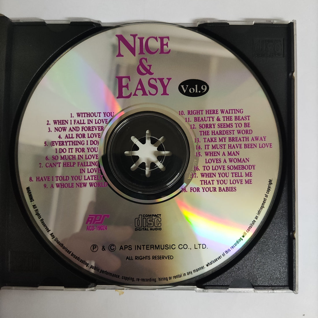 ซีดี Various - Nice & Easy Vol.9 (CD) (G+)