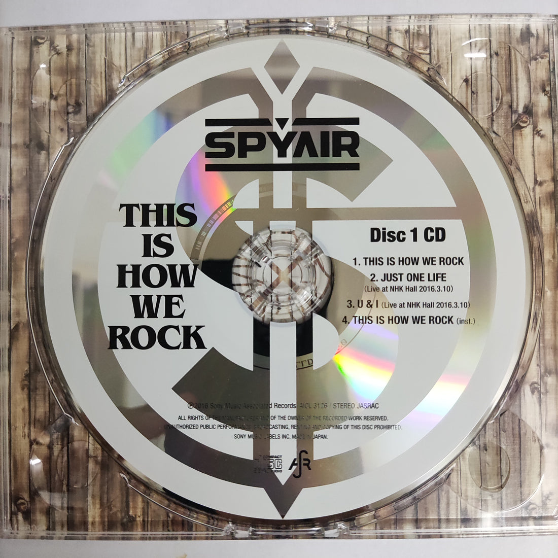 ซีดี Spyair - This Is How We Rock (CD) (VG) (1CD) (1DVD)