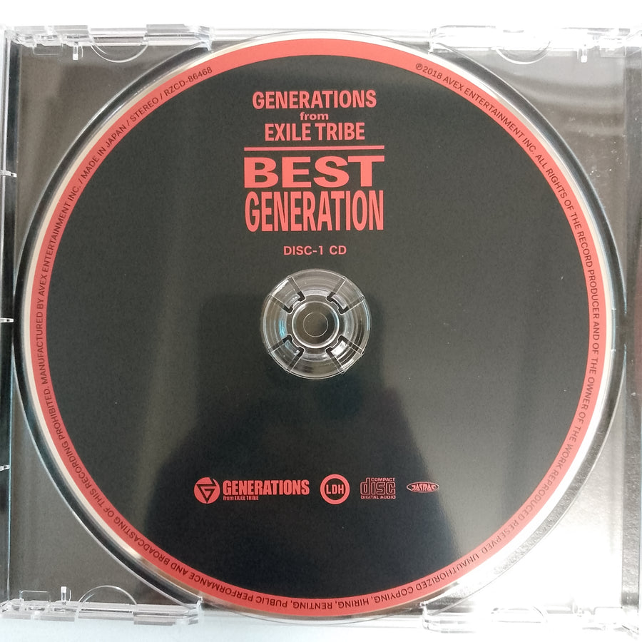 ซีดี Generations FromExileTribe - Best Generation (CD) (VG+) (1CD) (2DVD)