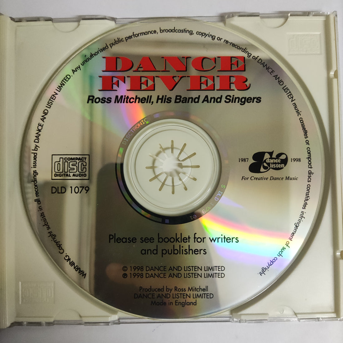 ซีดี Ross Mitchell - Dance Fever (CD) (VG+)