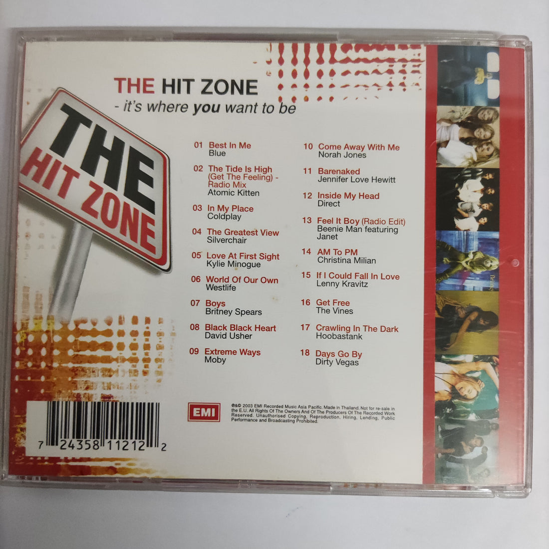 ซีดี The Hit Zone - It's Where You Want To Be (CD) (VG)