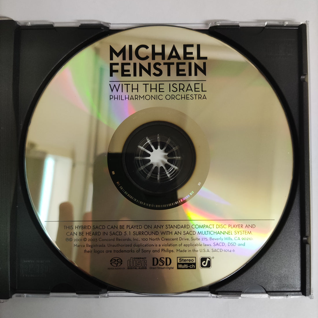 ซีดี Michael Feinstein - With the Israel Philharmonic Orchestra (SACD) (VG+)