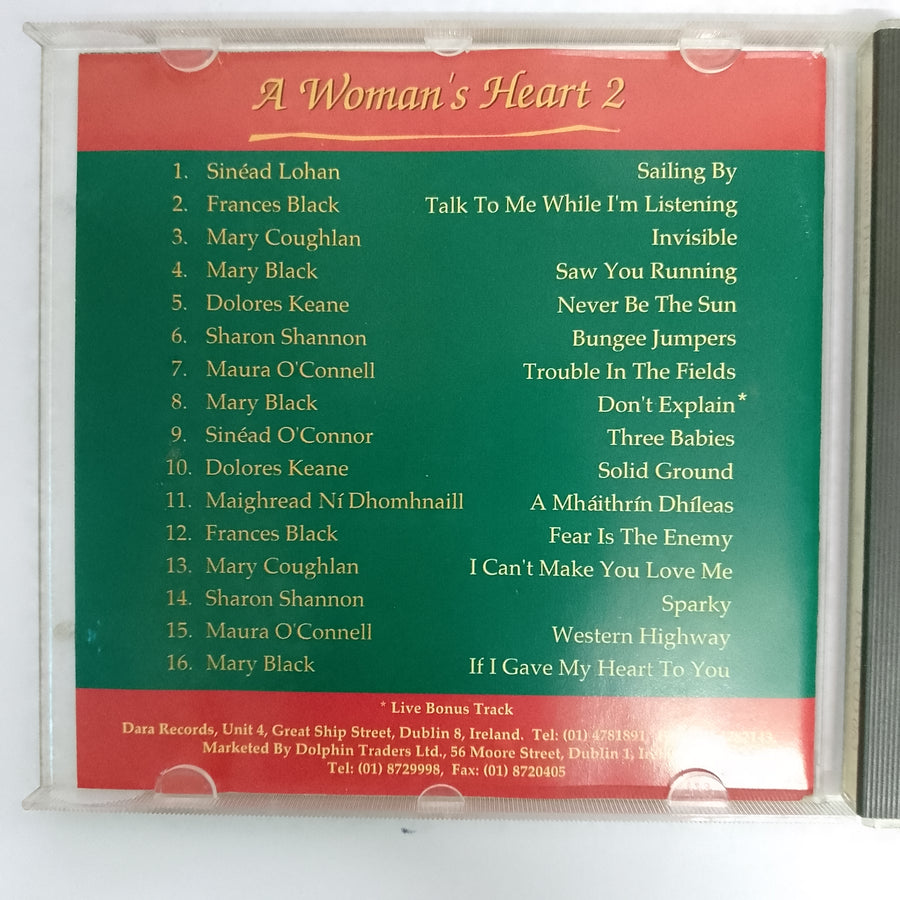 ซีดี Various - A Woman's Heart 2 (CD) (VG+)