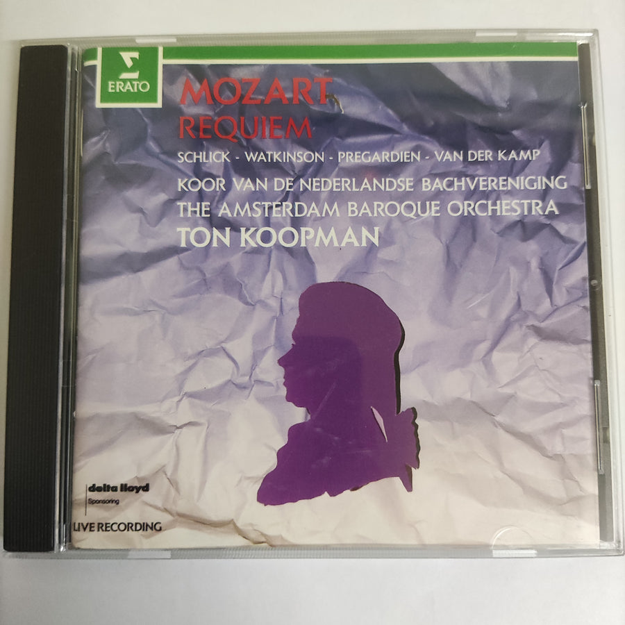 ซีดี TON KOOPMAN, The Amsterdam Baroque, Koor Van De Nederlandse Bachvereniging - Mozart Requiem (CD) (VG+)