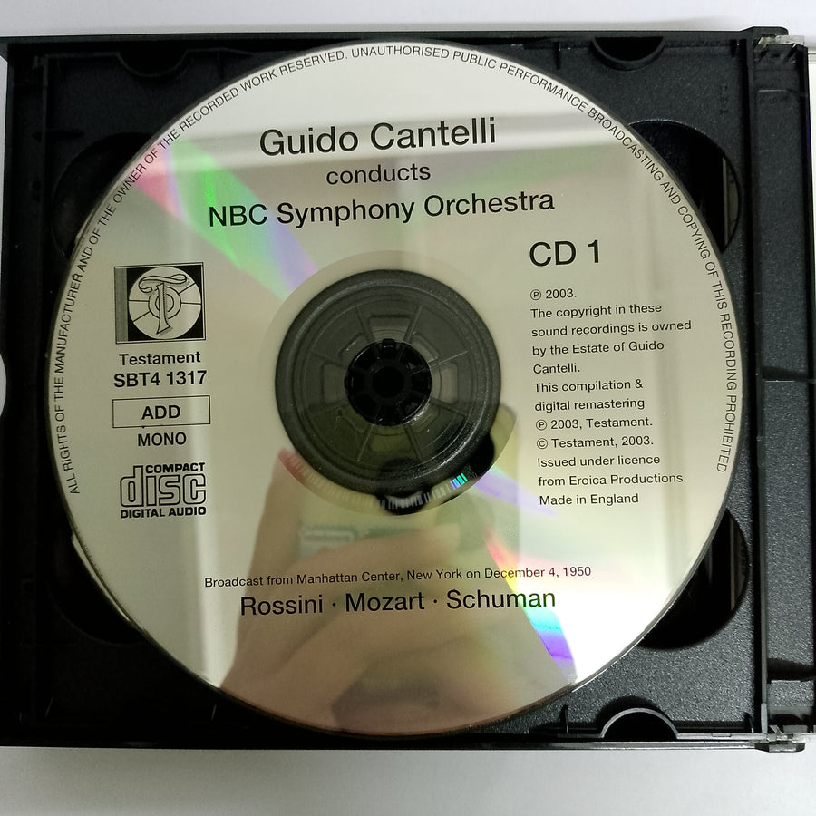 ซีดี Guido Cantelli The Nbc Broadcast Concerts - December 1950 (CD) (VG+) (4CDs)