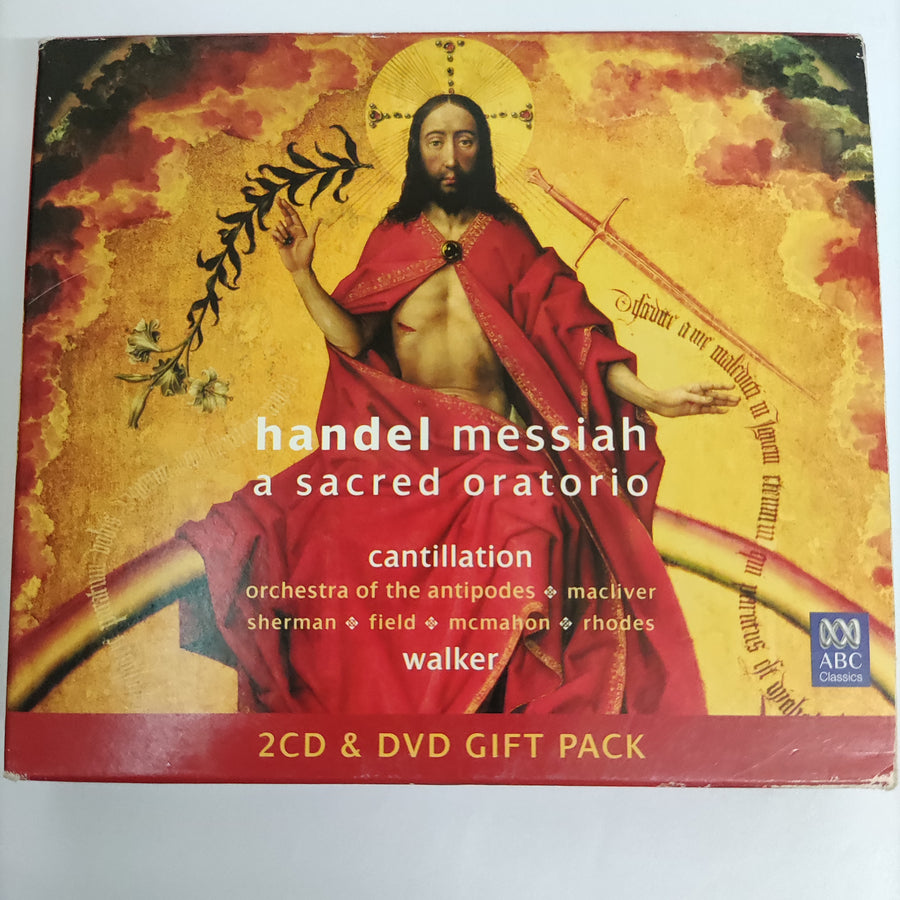 ซีดี George Friedrich Handel - Messiah A Sacred Oratorio (CD) (VG+) (2CDs) (1DVD)