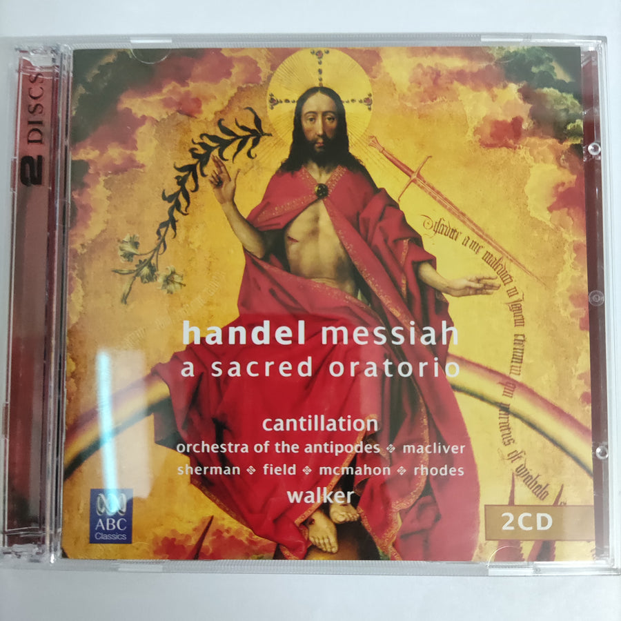 ซีดี George Friedrich Handel - Messiah A Sacred Oratorio (CD) (VG+) (2CDs) (1DVD)