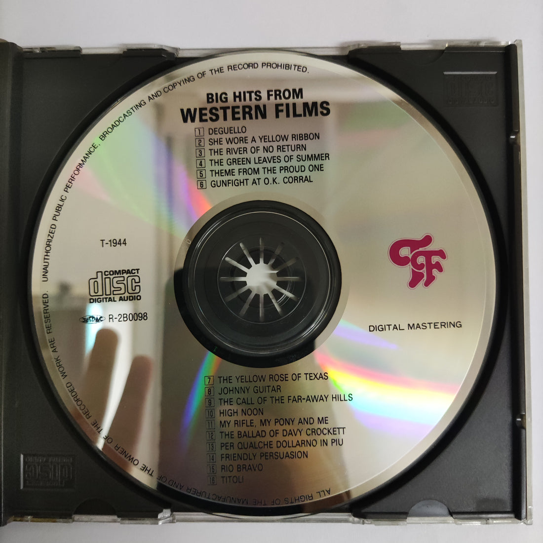 ซีดี Various - Big Hits From Western Films (CD) (VG+)