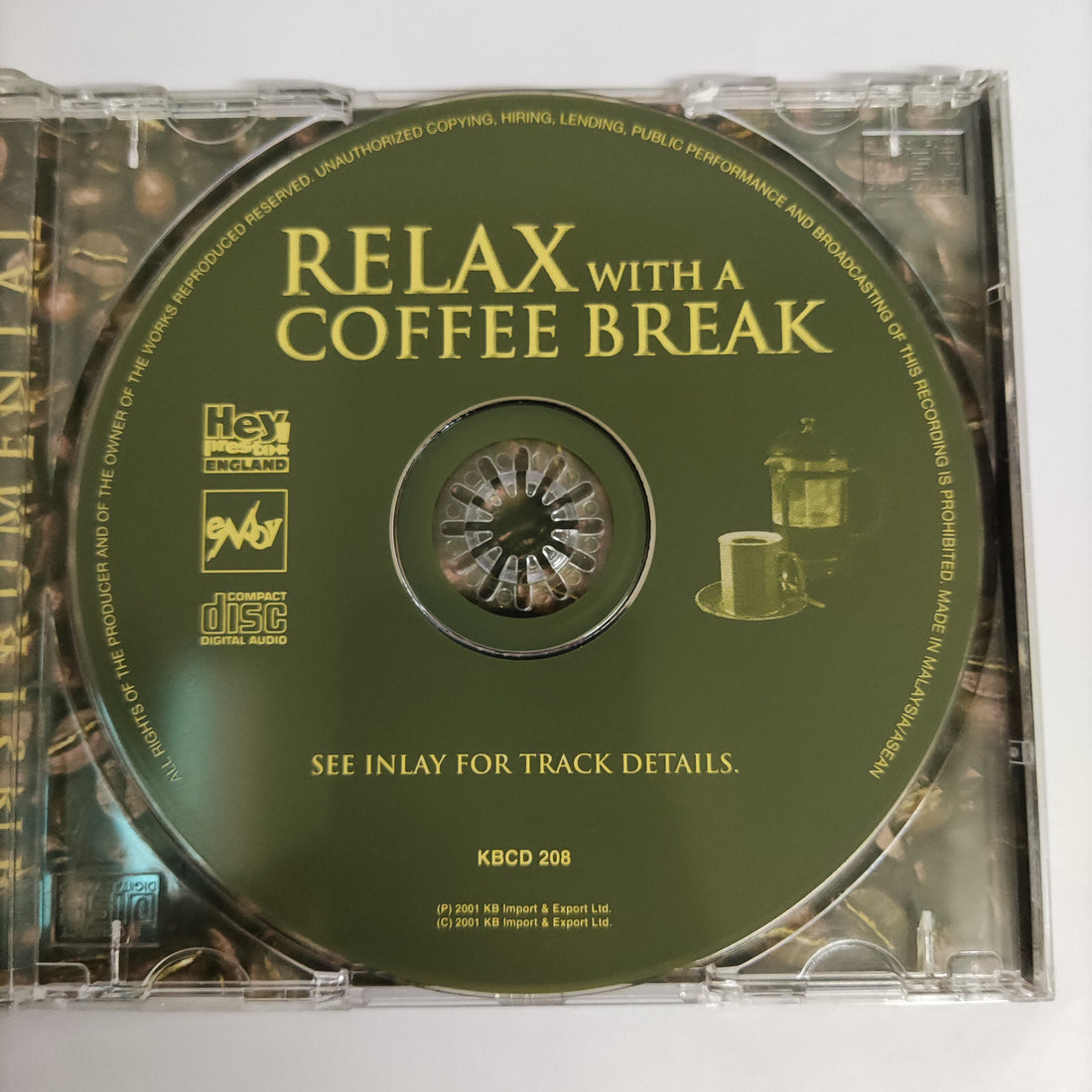 ซีดี Various - Relax With A Coffee Break (CD) (VG+)