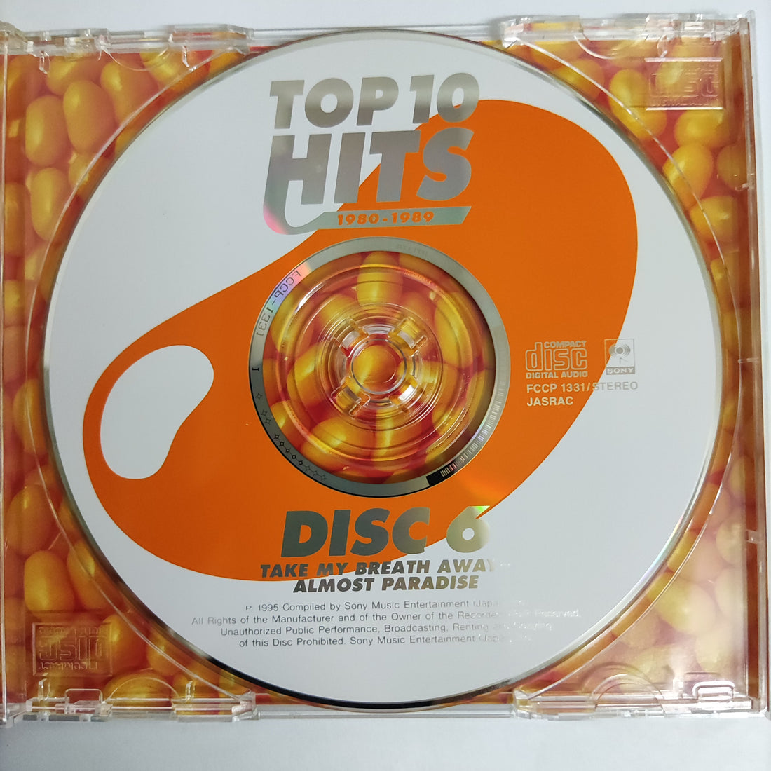 ซีดี Various - Top 10 Hits 1980-1989 (CD) (VG+)