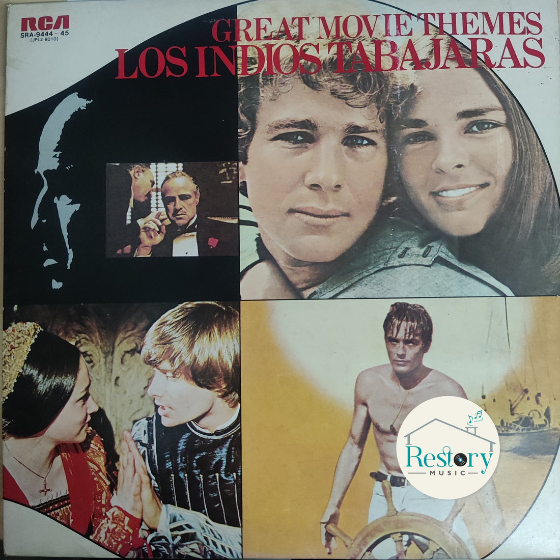 แผ่นเสียง Los Indios Tabajaras - Great Movie Themes (Vinyl) (VG+) (2LPs)