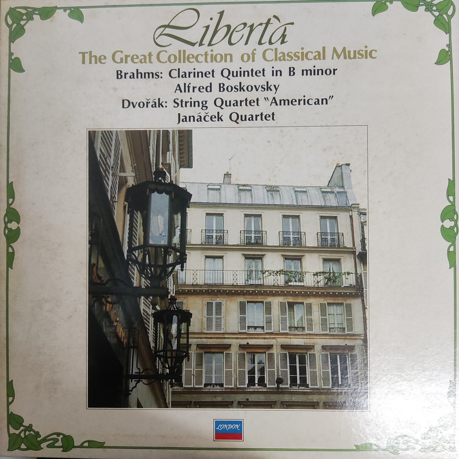 แผ่นเสียง Various - The Great Collection Of Classical Music - Clarinet Quintet In B Minor - String Quartet American (Vinyl) (VG+)