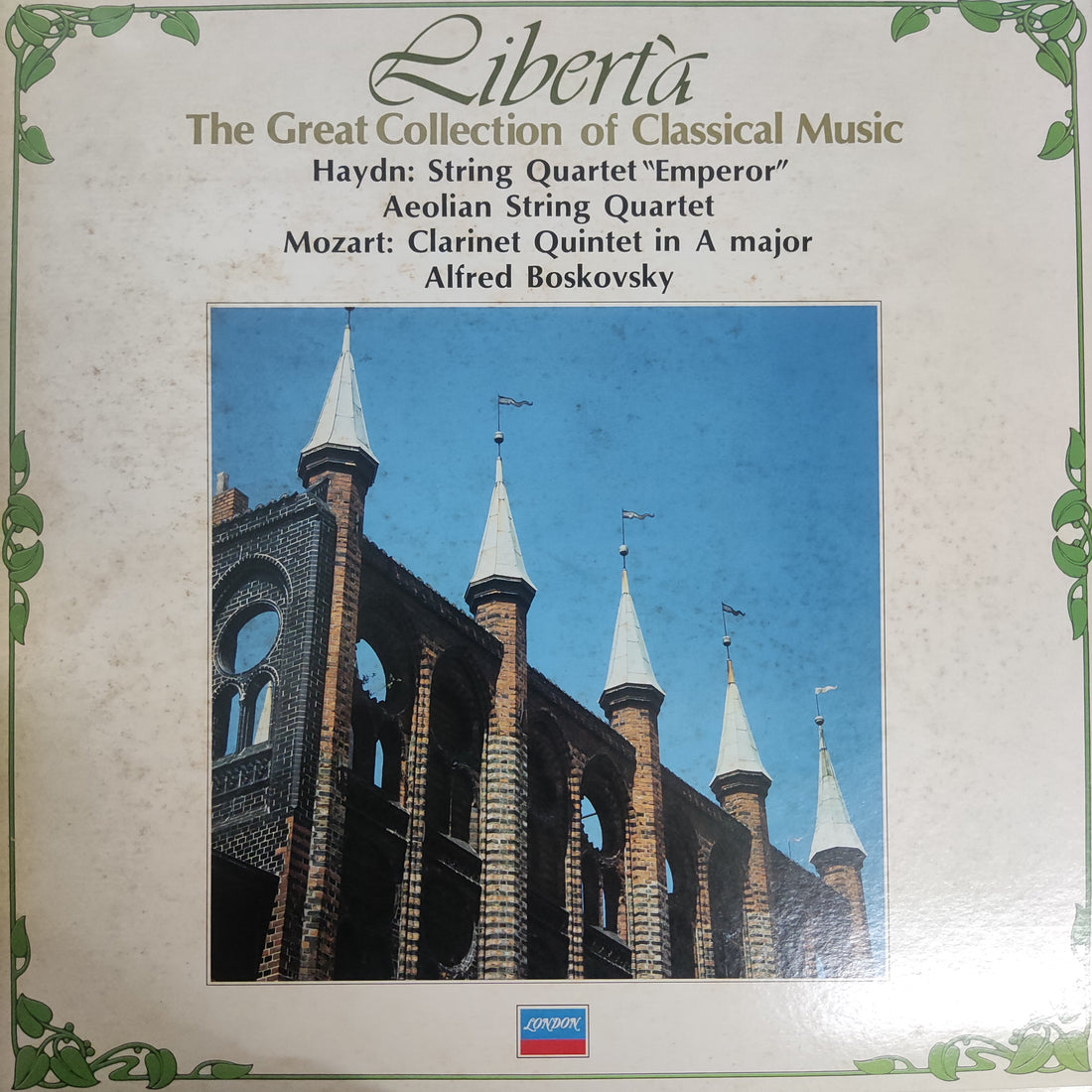 แผ่นเสียง Various - The Great Collection Of Classical Music - String Quartet Emperor - Clarinet Quintet In A Major (Vinyl) (VG+)