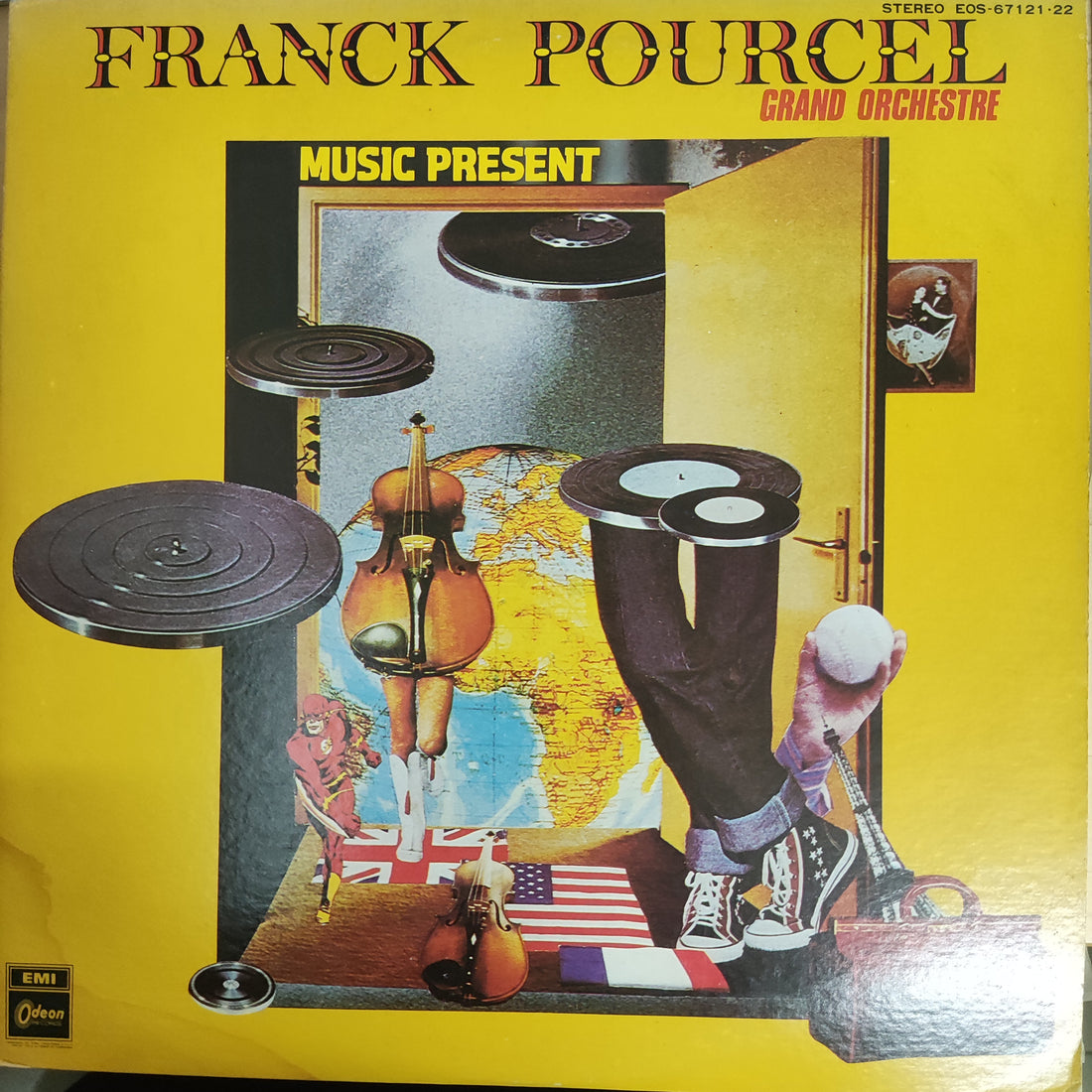 แผ่นเสียง Various - Franck Pourcel - Grand Orchestre Music Present (Vinyl) (VG+) (2LPs)