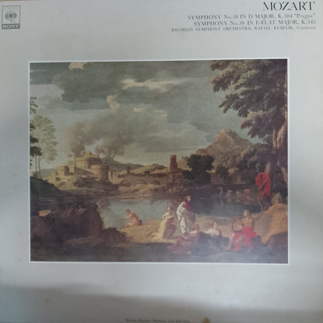 แผ่นเสียง Mozart Symphony No.38 In D Major, K.504 ''504 ''Prague'' No.38 , K.504 , No.39, K.543 (Vinyl) (VG+)