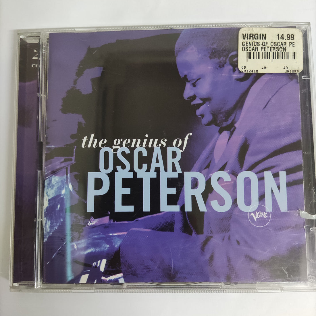 ซีดี Oscar Peterson - The Genius Of Oscar Peterson (CD) (VG+) (2LPS)