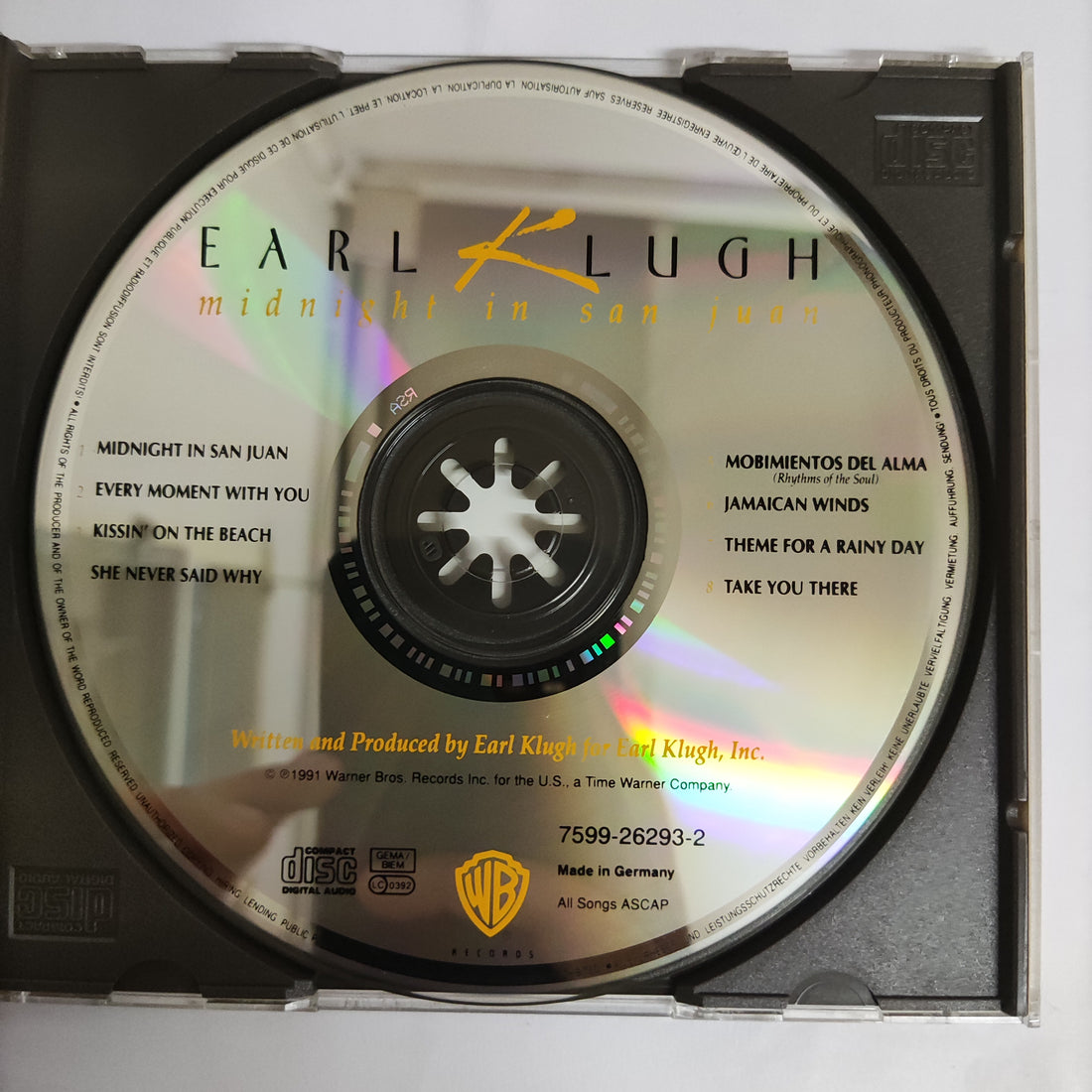 ซีดี Earl Klugh - Midnight In San Juan (CD) (NM or M-)