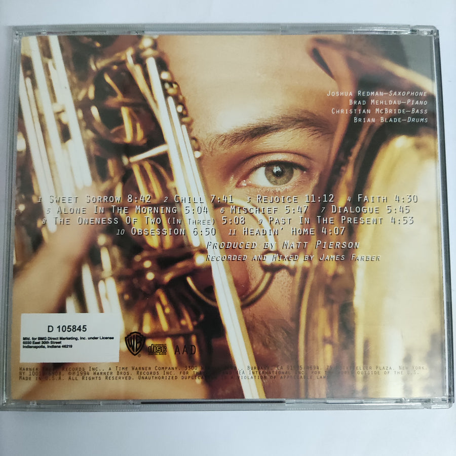 ซีดี Joshua Redman Quartet - MoodSwing (CD) (VG+)