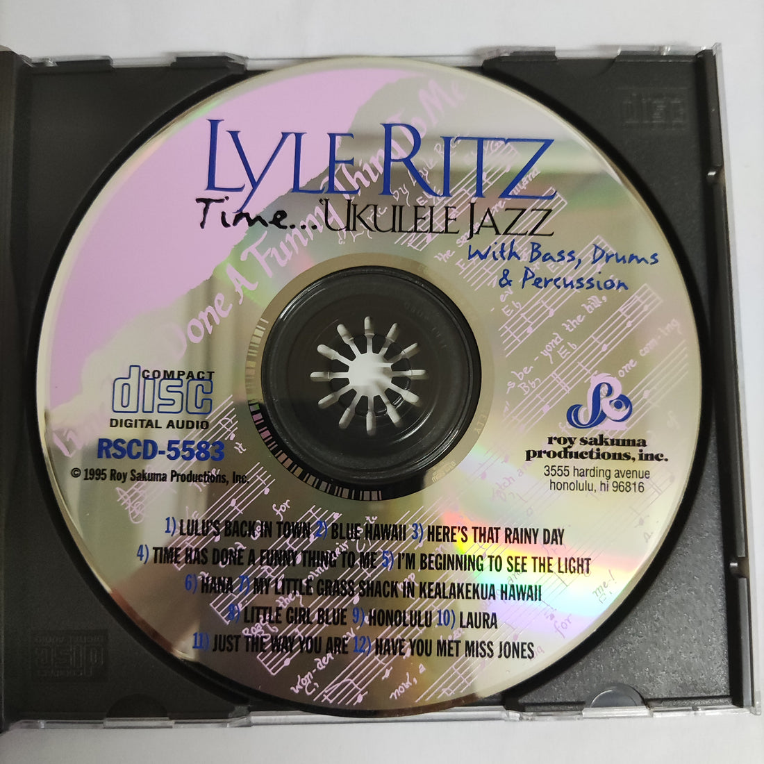 ซีดี Lyle Ritz - Time ...: 'Ukulele Jazz With Bass, Drums & Percussion (CD) (VG)