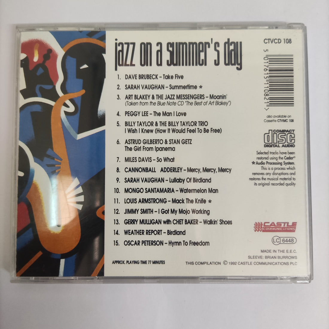 ซีดี Various - Jazz On A Summer's Day (CD) (VG)