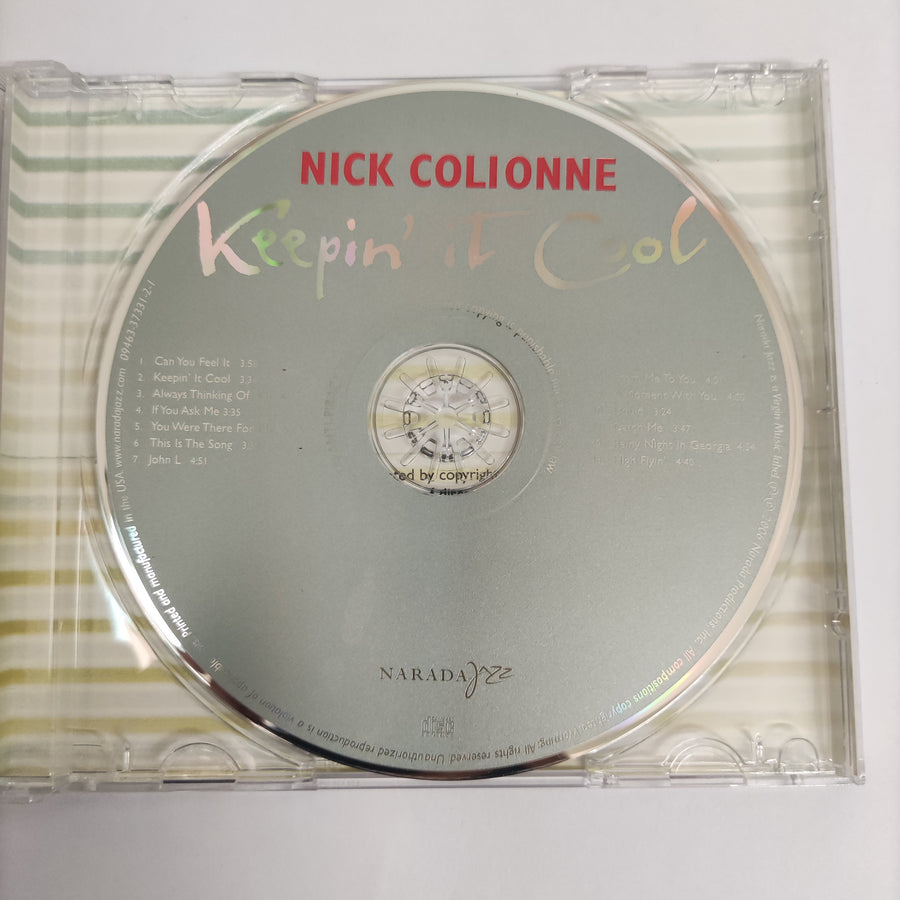 ซีดี Nick Colionne - Keepin' It Cool (CD) (NM or M-)