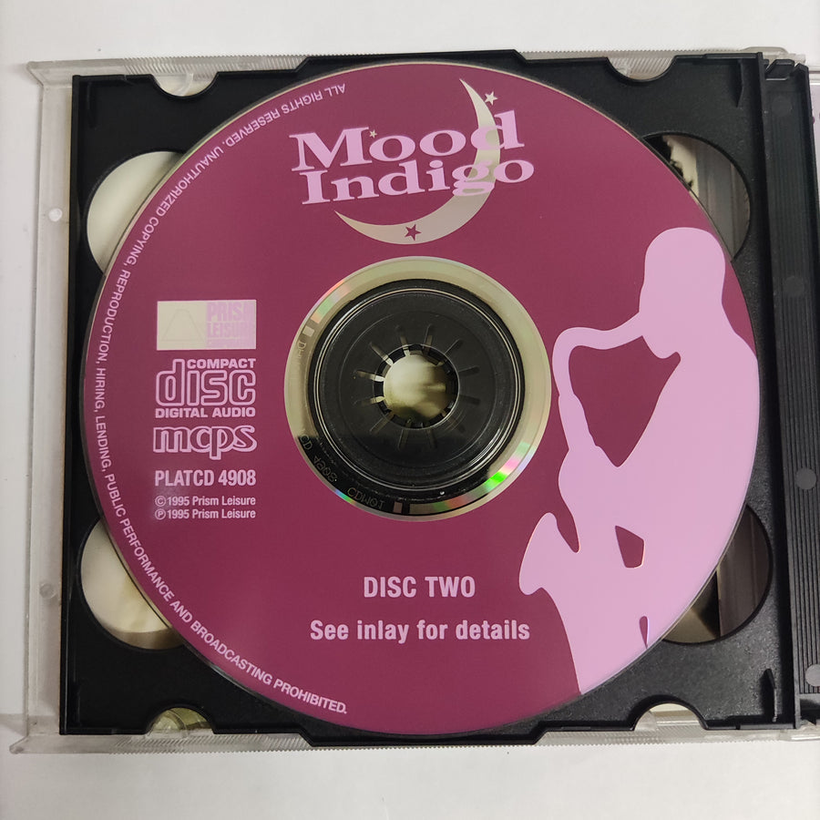 ซีดี Various - Mood Indigo, Classic Smoochy Jazz For Lovers (CD) (VG) (2CDs)