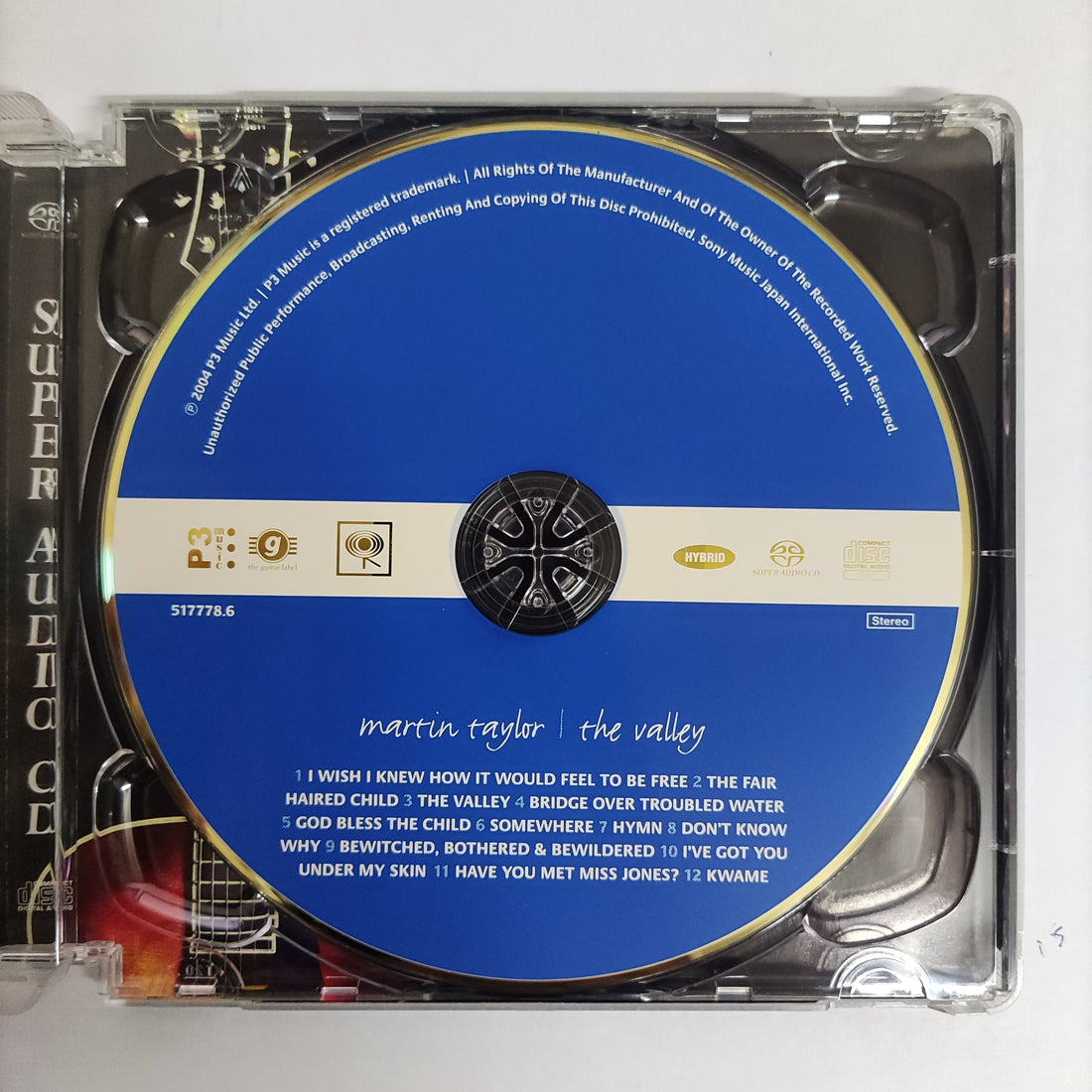 ซีดี Martin Taylor - The Valley (SACD) (VG+)