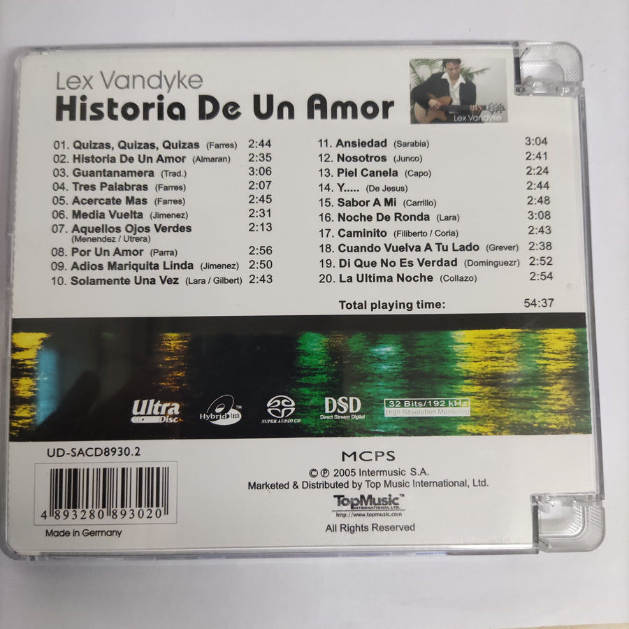 ซีดี Lex Vandyke - Historia De Un Amor (SACD) (VG+)