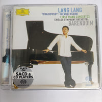 Pyotr Ilyich Tchaikovsky / Felix Mendelssohn-Bartholdy - Lang Lang, Chicago Symphony Orchestra, Daniel Barenboim - First Piano Concertos (SACD) (VG+)