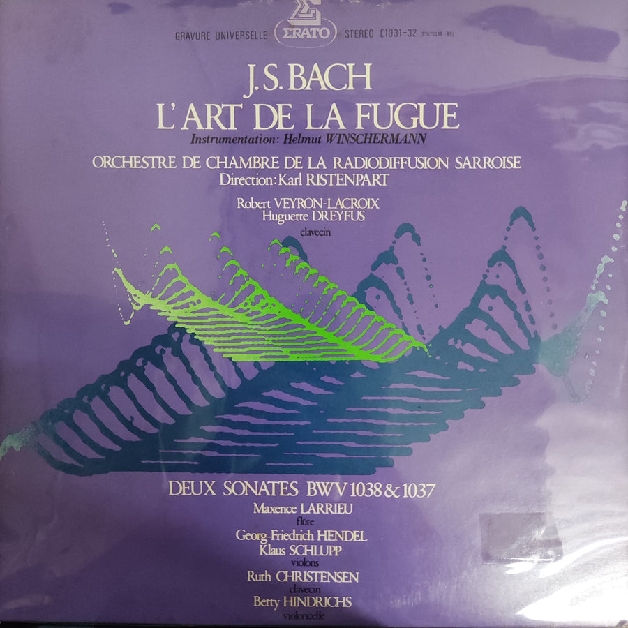 แผ่นเสียง J.S Bach - L'Art De La Fugue (Vinyl) (VG+) (2LPs)