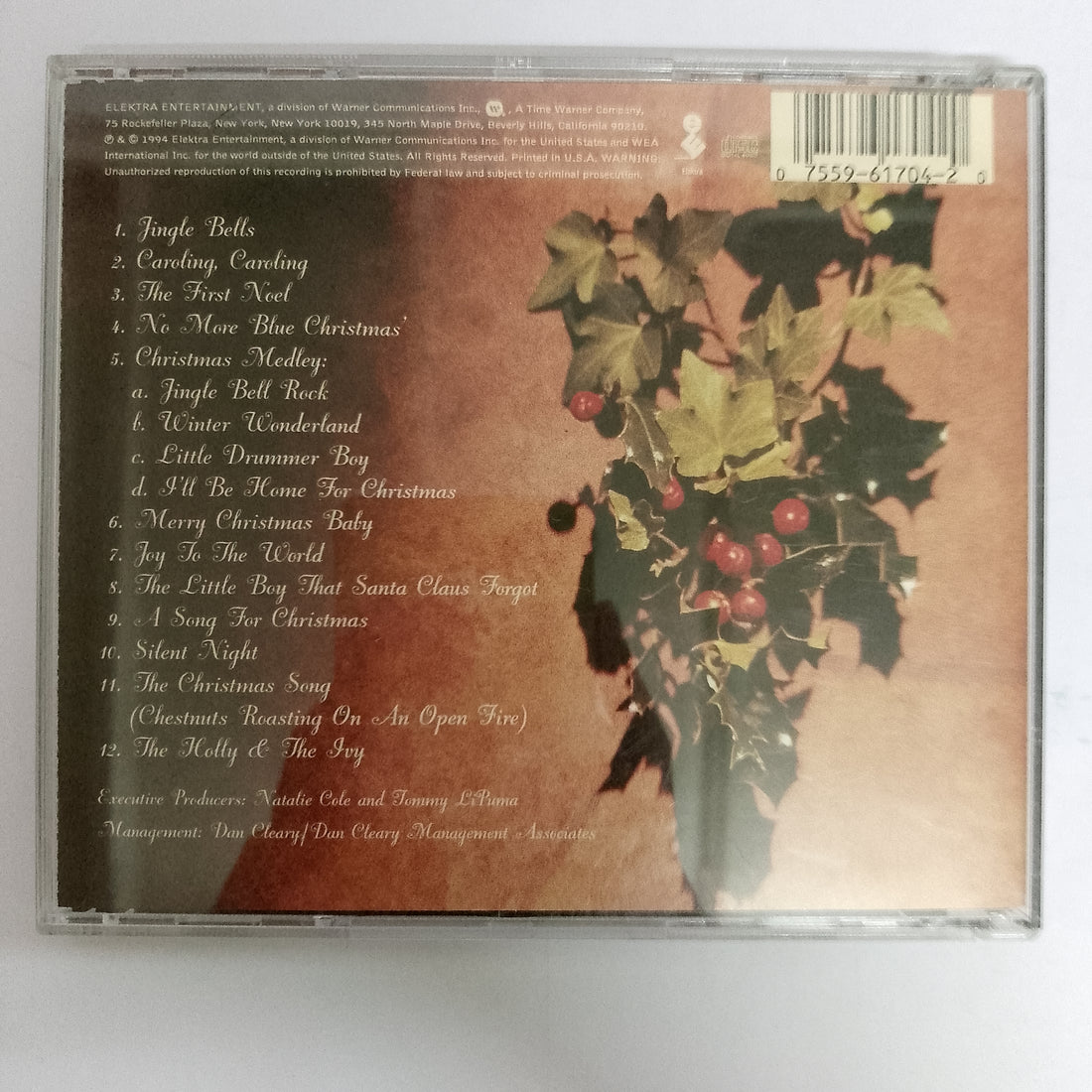 ซีดี Natalie Cole - Holly & Ivy (CD) (VG+)