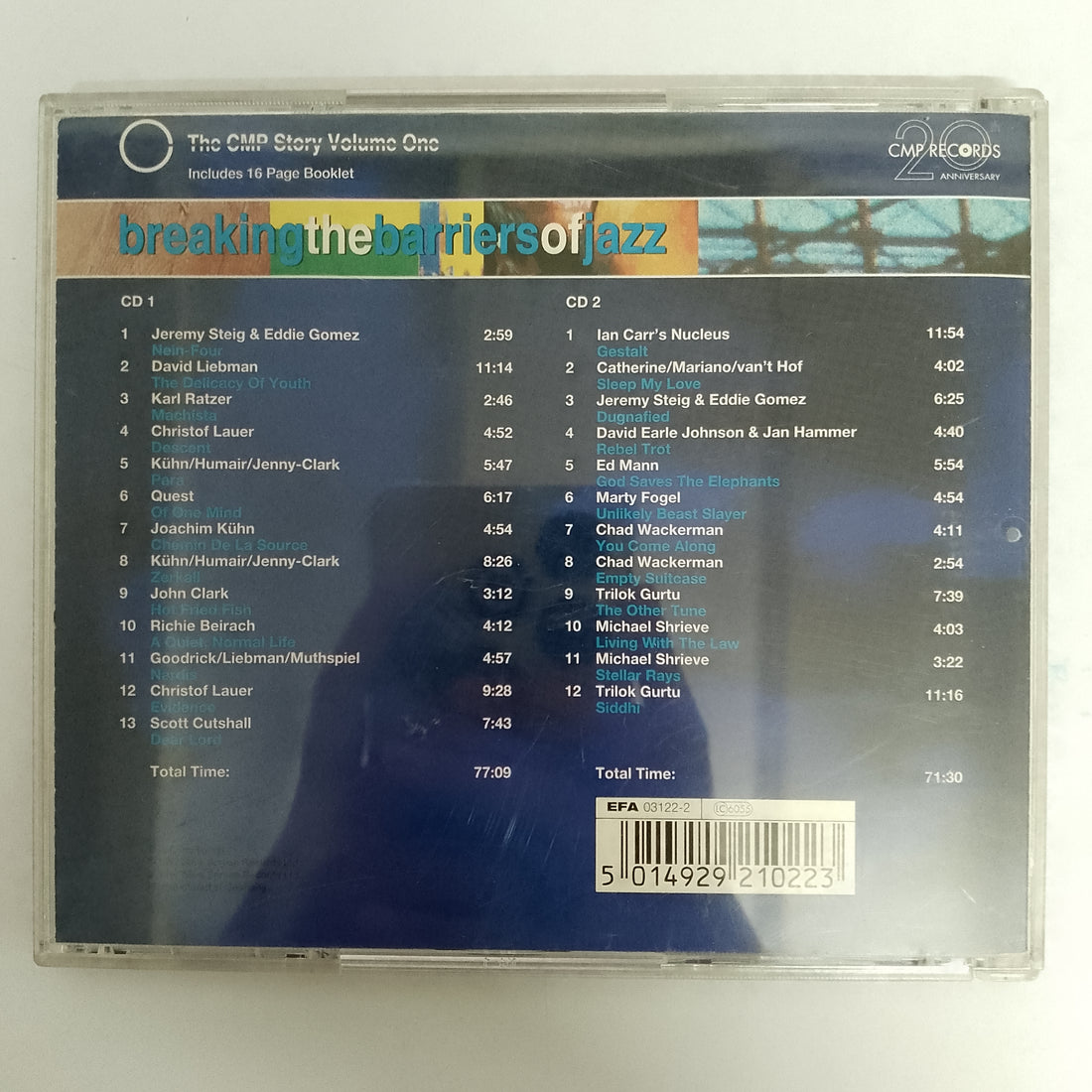 ซีดี Various - Breaking The Barriers Of Jazz (CD) (VG+) (2CDs)