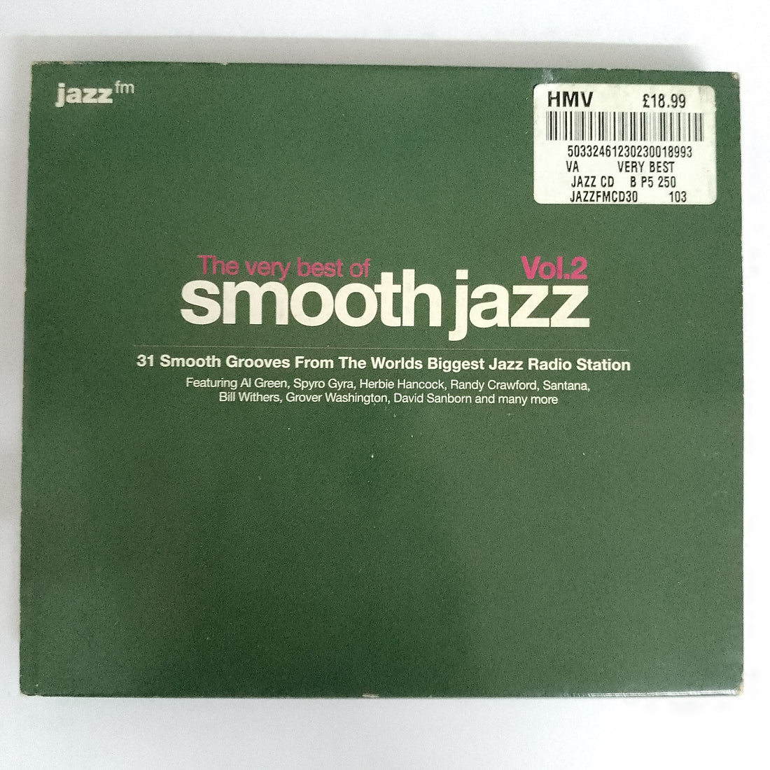 ซีดี Various - The Very Best Of Smooth Jazz Vol. 2 (CD) (VG+) (2CDs)