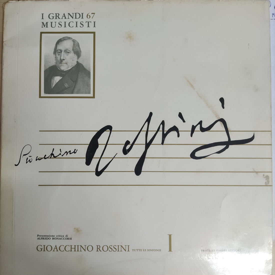 แผ่นเสียง Various - Gioacchino Rossini - I Grandi 67 Musicisti (Vinyl) (VG+)