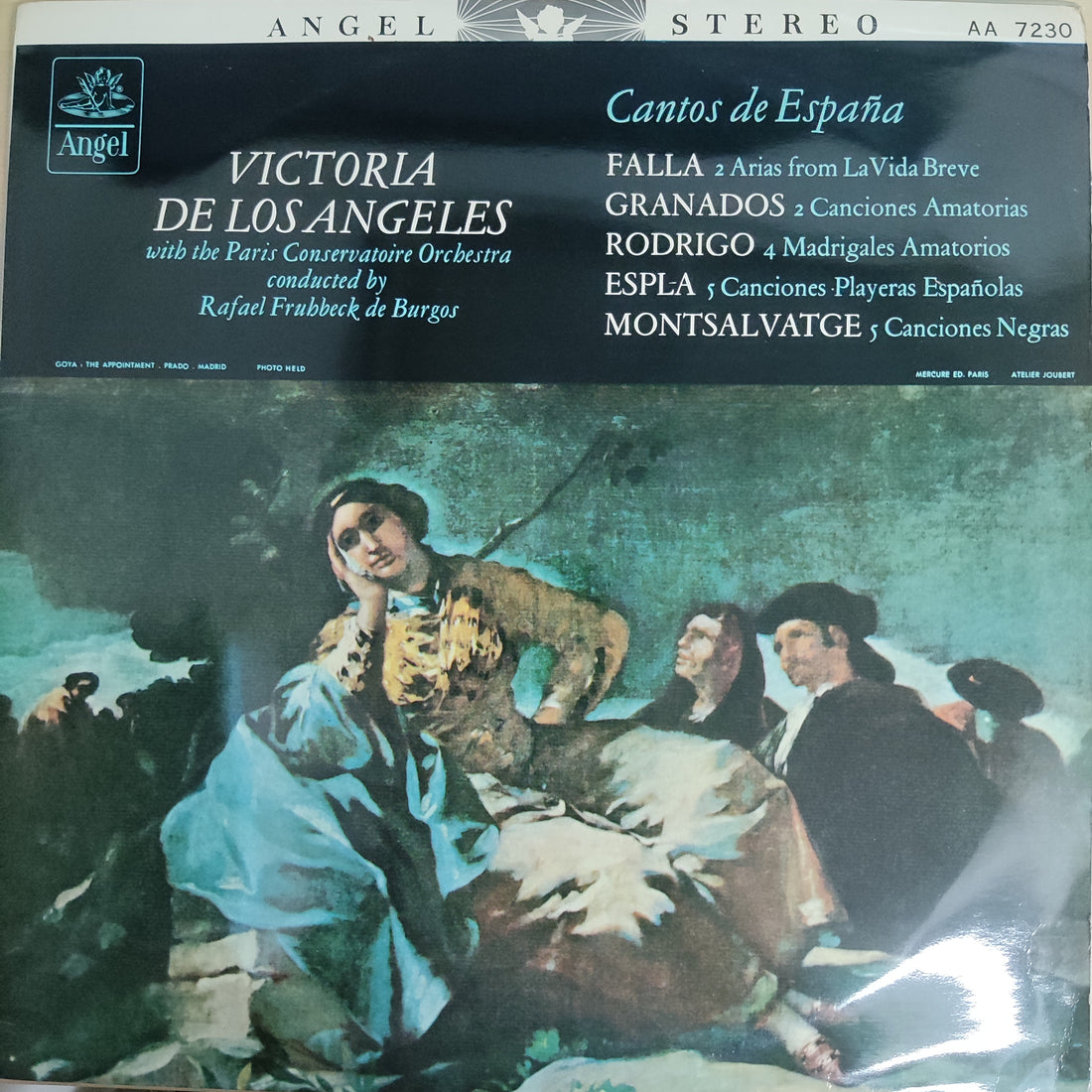 แผ่นเสียง Victoria De Los Angeles - With The Paris Conservatoire Orchestra (Vinyl) (VG+) (แผ่นสี)