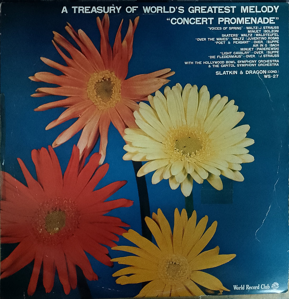 แผ่นเสียง Various - A TREASURE OF WORLD' S GREATEST MELODY "Concert Promenade" (Vinyl) (VG+) (แผ่นสี)