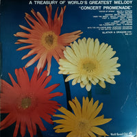 แผ่นเสียง Various - A TREASURE OF WORLD' S GREATEST MELODY "Concert Promenade" (Vinyl) (VG+) (แผ่นสี)