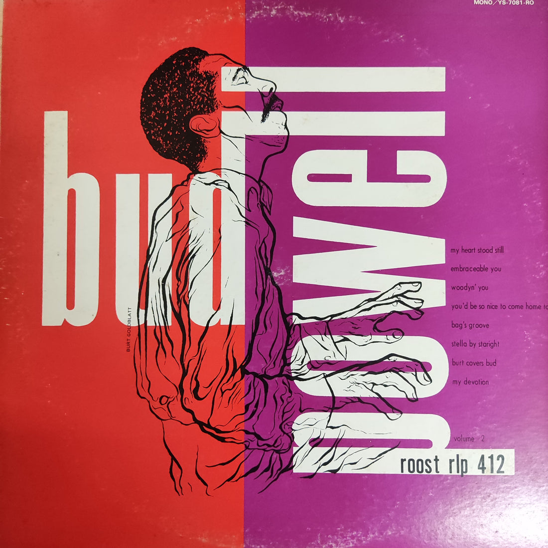 แผ่นเสียง The Bud Powell Trio - The Bud Powell Trio (Vinyl) (VG+)