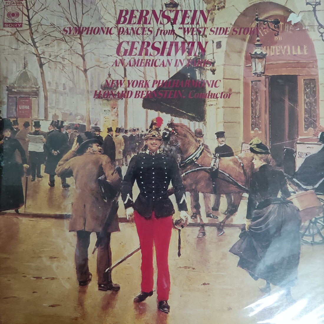 แผ่นเสียง Leonard Bernstein , New York Philharmonic - Beethoven Symphonic Dances From "West Side Story" (Vinyl) (VG+)