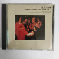 ซีดี Zubin Mehta, New York Philhamonic, Isaac Stern - Brahms Violin Concerto In D Major Op.77 (CD) (VG+)